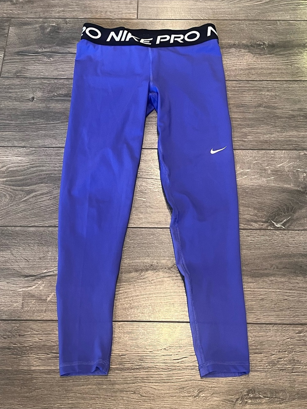 Nike Pro Dri-Fit Compression 7/8 Pants size M Women's Blue